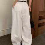 Хлопковые широкие джинсы Odd Daily Cotton Wide Long Denim Pants