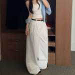 Хлопковые широкие джинсы Odd Daily Cotton Wide Long Denim Pants