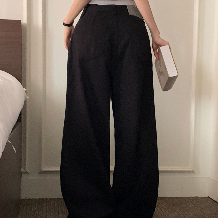 Хлопковые широкие джинсы Odd Daily Cotton Wide Long Denim Pants