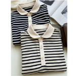 Mallang Striped Collar T-Shirt