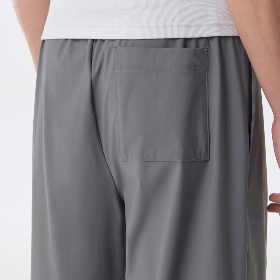 Cooltandard Cooling Loose Tapered Banding Pants [Medium Grey]