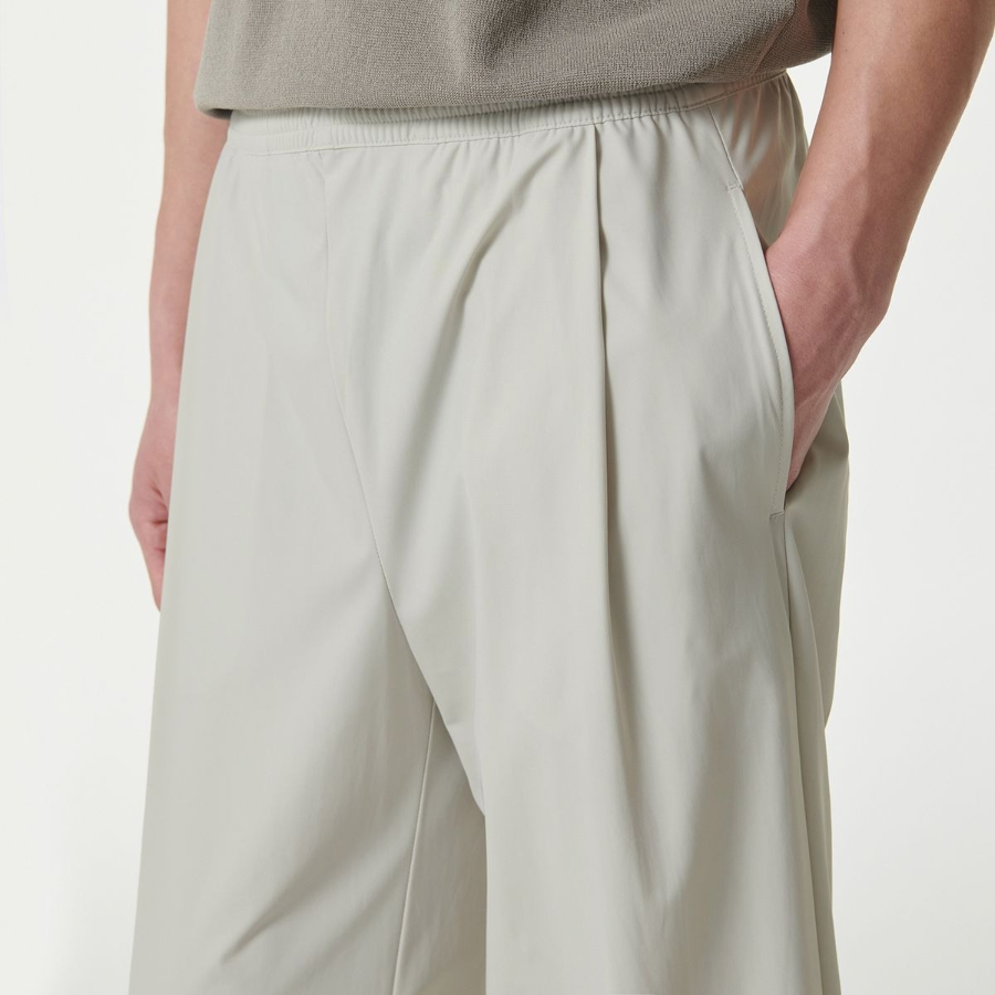 Cooltandard Cooling Loose Tapered Banding Pants [Dusty Cream]