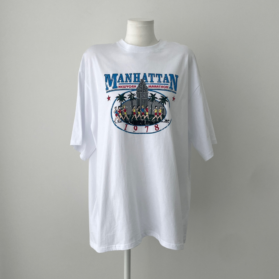Manhattan Printed Oversized T-Shirt