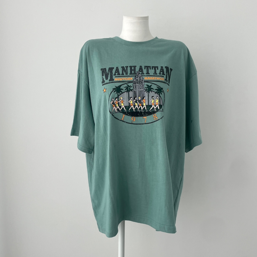 Manhattan Printed Oversized T-Shirt