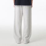 Cooltandard Two-Tuck Wide Lounge Sweat Pants [Melange Light Grey]