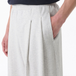 Cooltandard Two-Tuck Wide Lounge Sweat Pants [Melange Light Grey]