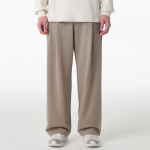 Cooltandard Two-Tuck Wide Lounge Sweat Pants [Grayish Beige]