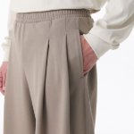 Cooltandard Two-Tuck Wide Lounge Sweat Pants [Grayish Beige]