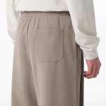 Cooltandard Two-Tuck Wide Lounge Sweat Pants [Grayish Beige]