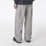 Nylon One-Tuck Parachute Cargo Pants [Light Grey]