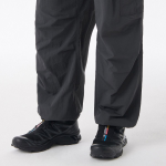 Nylon One-Tuck Parachute Cargo Pants [Dark Grey]