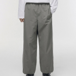 Piping Line Wide Track Pants [Grey]