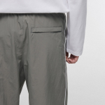 Piping Line Wide Track Pants [Grey]