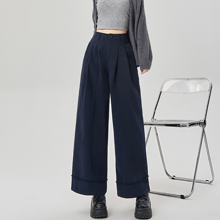Базовые эластичные широкие брюки Basic Tension Wide Pants
