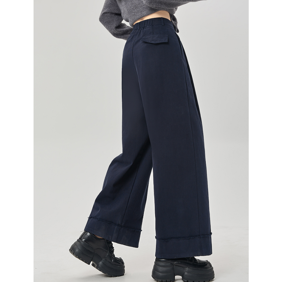 Базовые эластичные широкие брюки Basic Tension Wide Pants