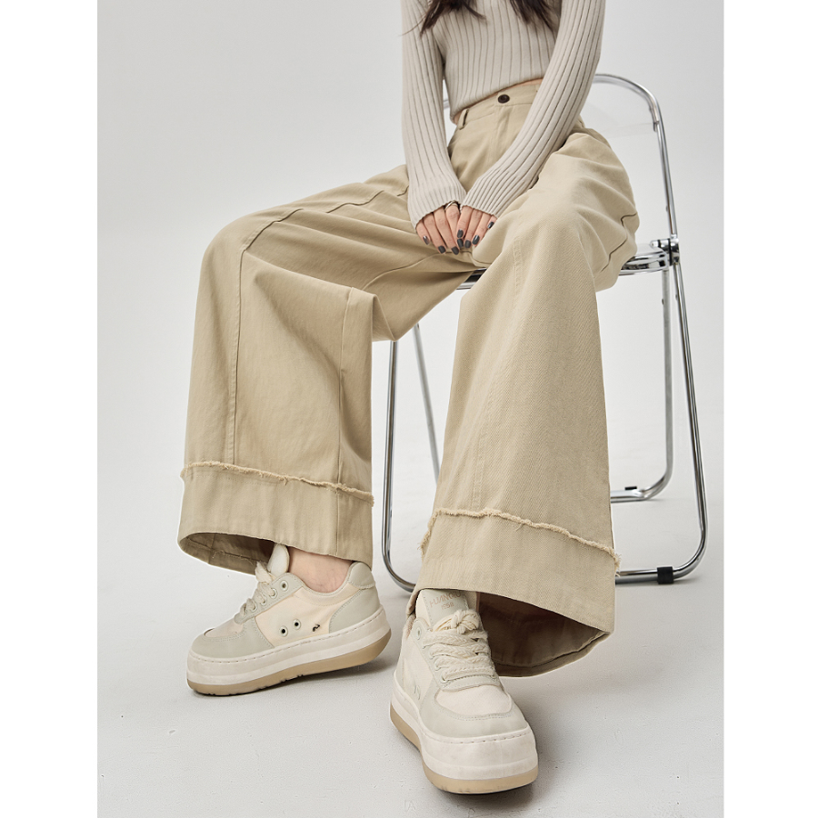 Базовые эластичные широкие брюки Basic Tension Wide Pants