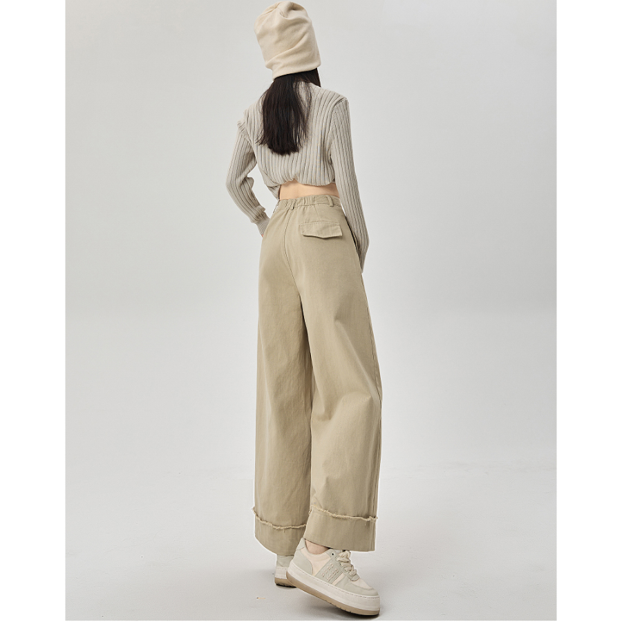 Базовые эластичные широкие брюки Basic Tension Wide Pants