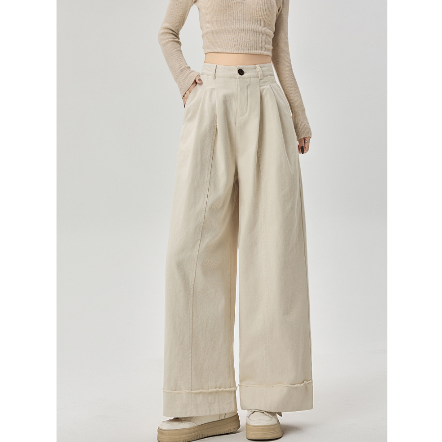 Базовые эластичные широкие брюки Basic Tension Wide Pants