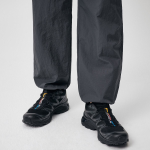 Nylon Wide String Pants [Gray]