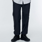Nylon Wide String Pants [Dark Gray]