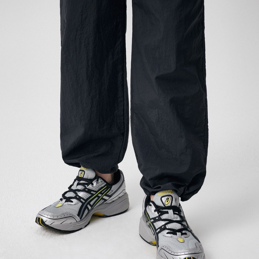 Nylon Wide String Pants [Dark Gray]