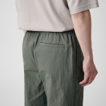 Nylon Wide String Pants [Light Khaki]