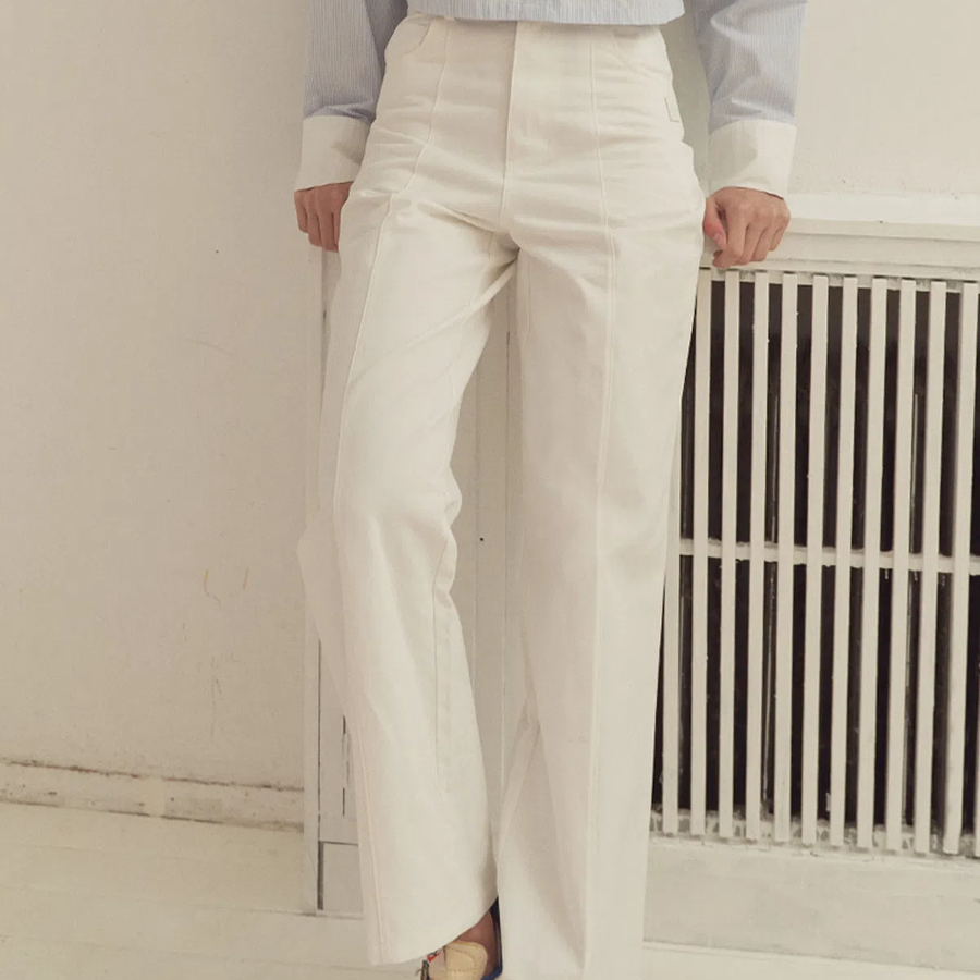 Прямые джинсы Slim Straight Denim Cotton Pants