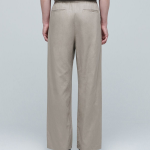 Cotton Linen One Tuck Wide Pants [Beige]