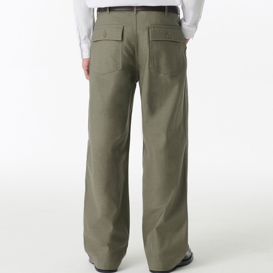 Wide Replica Fatigue Pants [Olive]