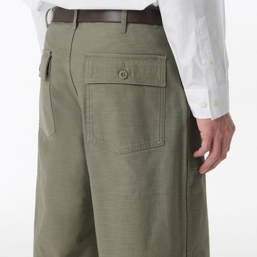 Wide Replica Fatigue Pants [Olive]