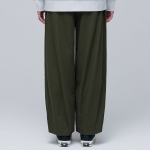 Cotton Wide Balloon Pants [Khaki]