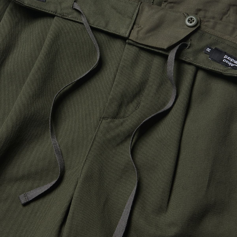 Cotton Wide Balloon Pants [Khaki]