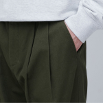 Cotton Wide Balloon Pants [Khaki]