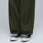 Cotton Wide Balloon Pants [Khaki]