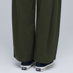 Cotton Wide Balloon Pants [Khaki]