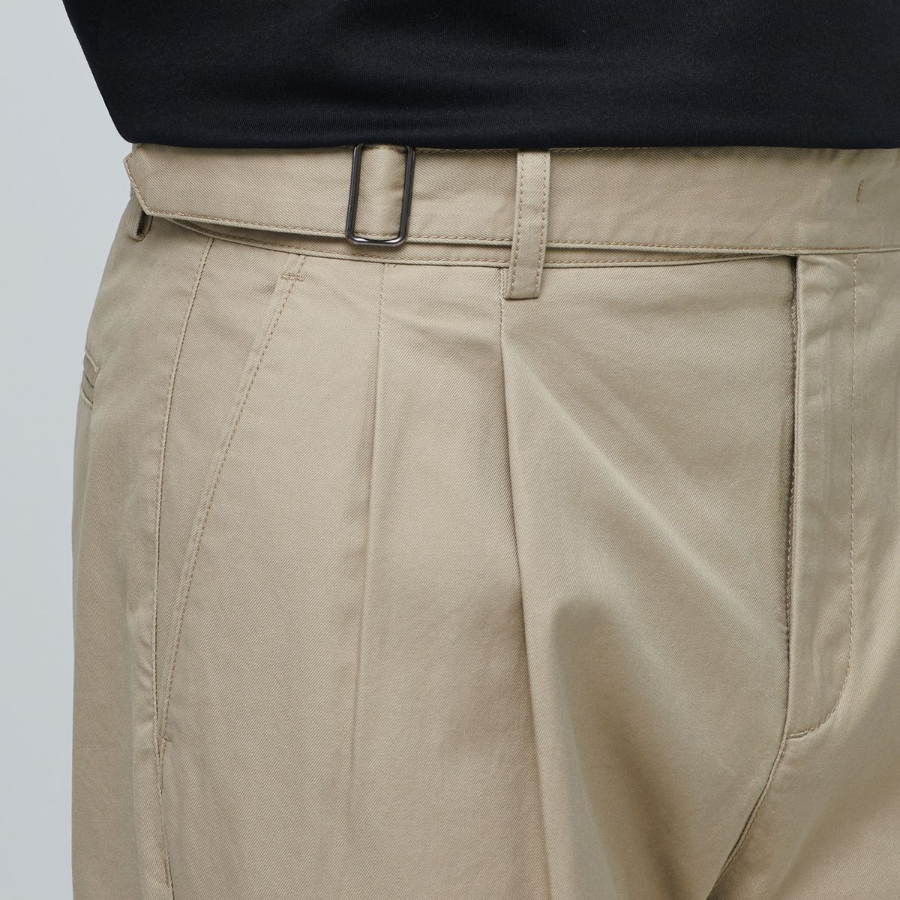 Cotton Gurkha Pants [Beige]