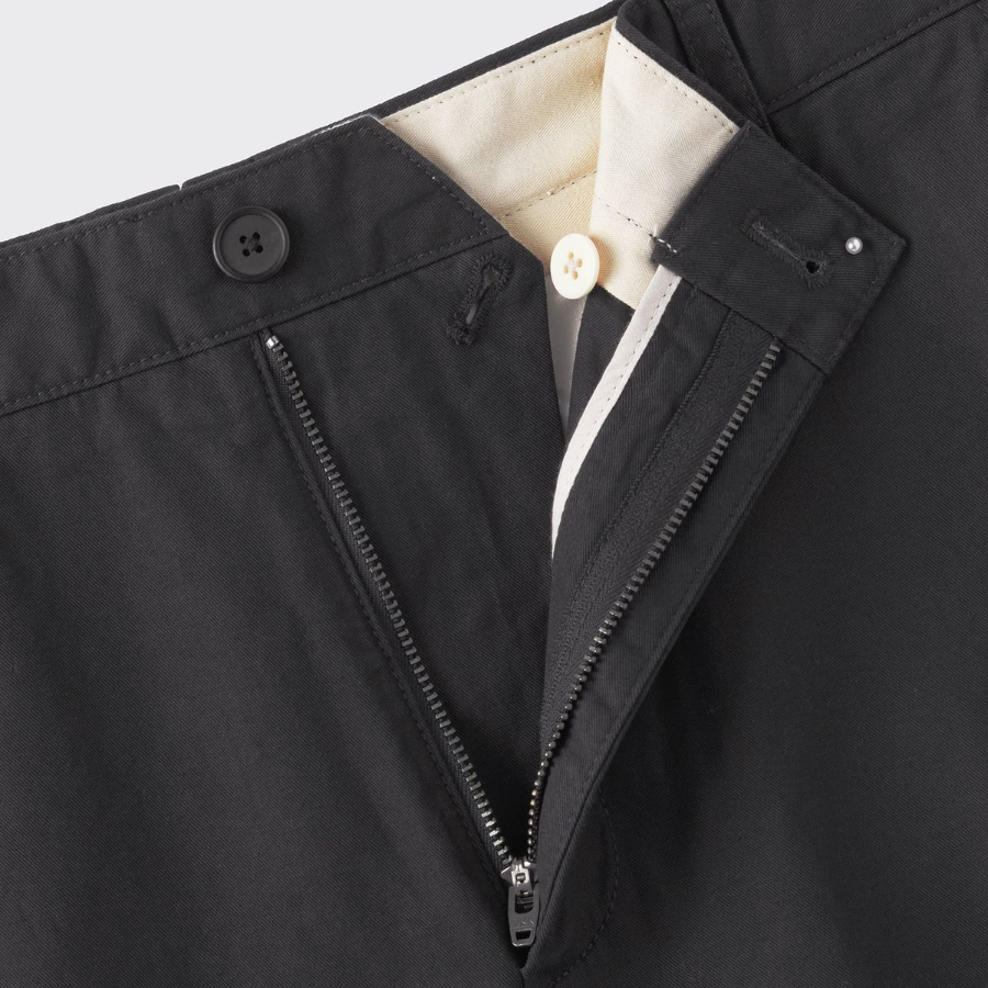 City Workers Tapered Cotton Pants [Dark Gray]