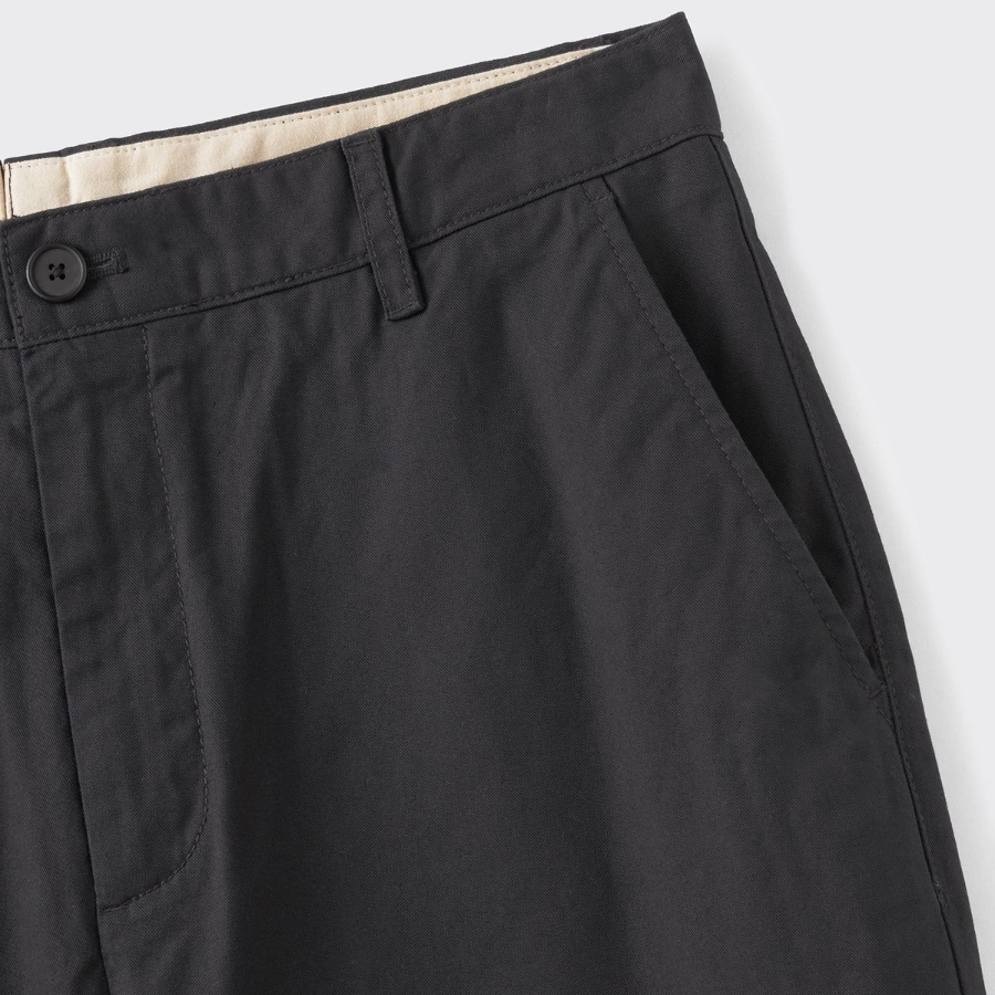 City Workers Tapered Cotton Pants [Dark Gray]
