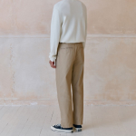 City Workers Tapered Cotton Pants [Beige]