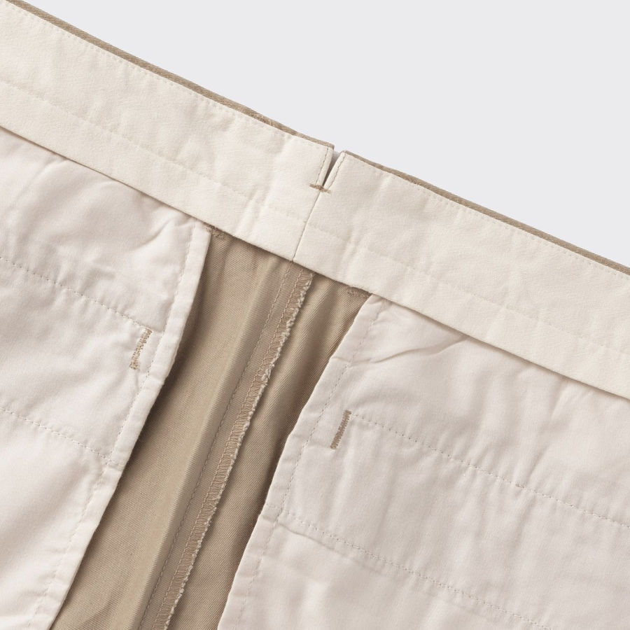 City Workers Tapered Cotton Pants [Beige]