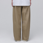 Cotton Wide Pertig Balloon Pants [Beige]
