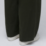 Cotton Wide Pertig Balloon Pants [Khaki]