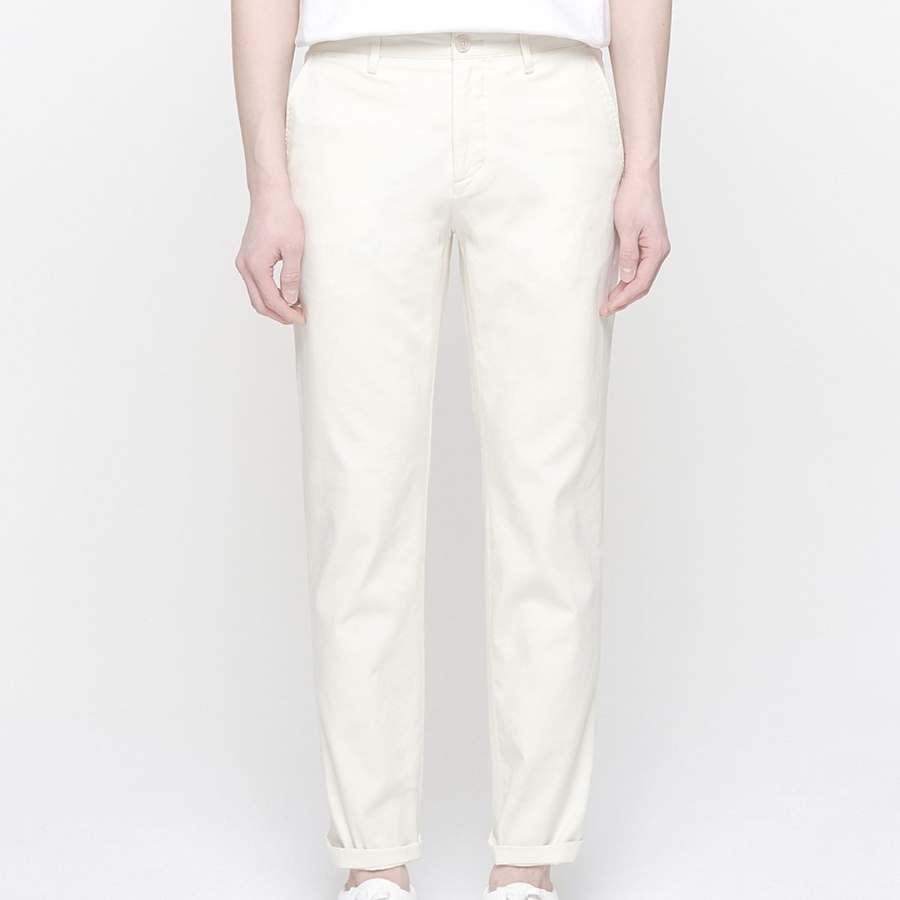 Tapered Chino Pants [Cream]