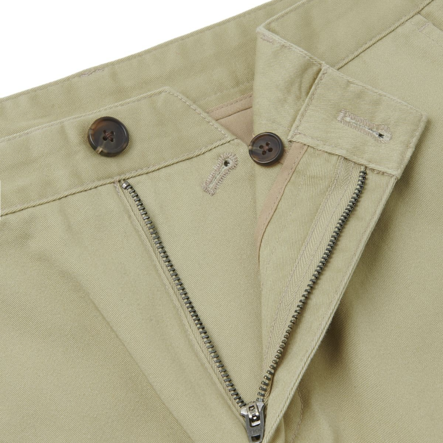 Tapered Chino Pants [Beige]