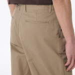 Cotton Herringbone Tapered Pants [Beige]