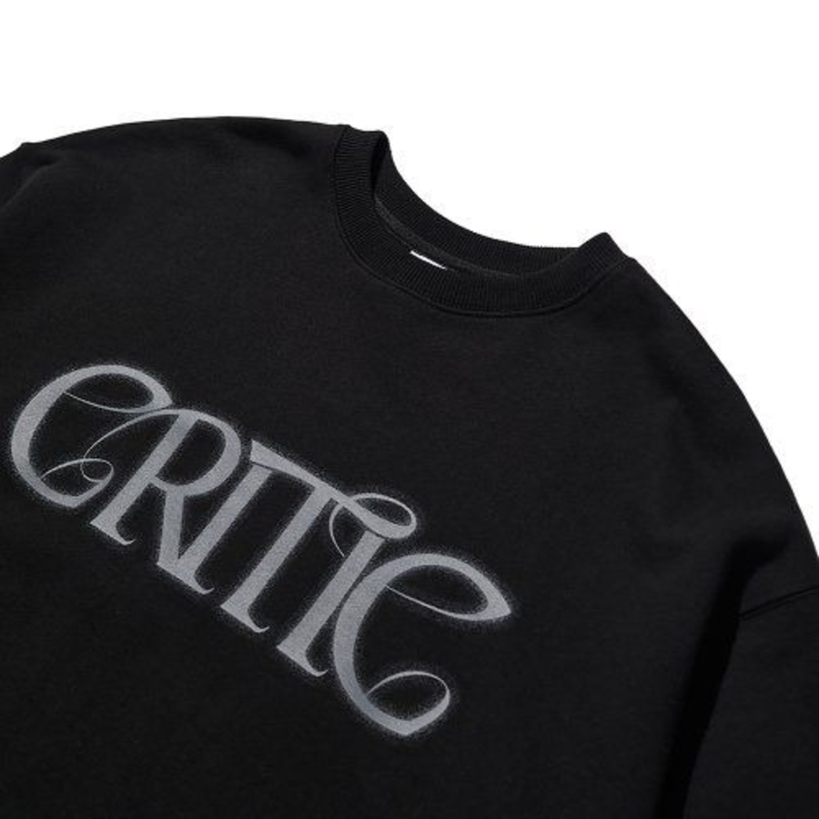 CRITIC Shine Logo Sweatshirt – Black