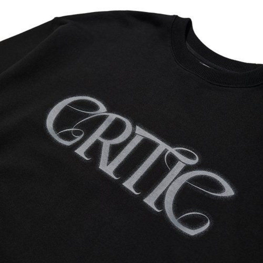 CRITIC Shine Logo Sweatshirt – Black