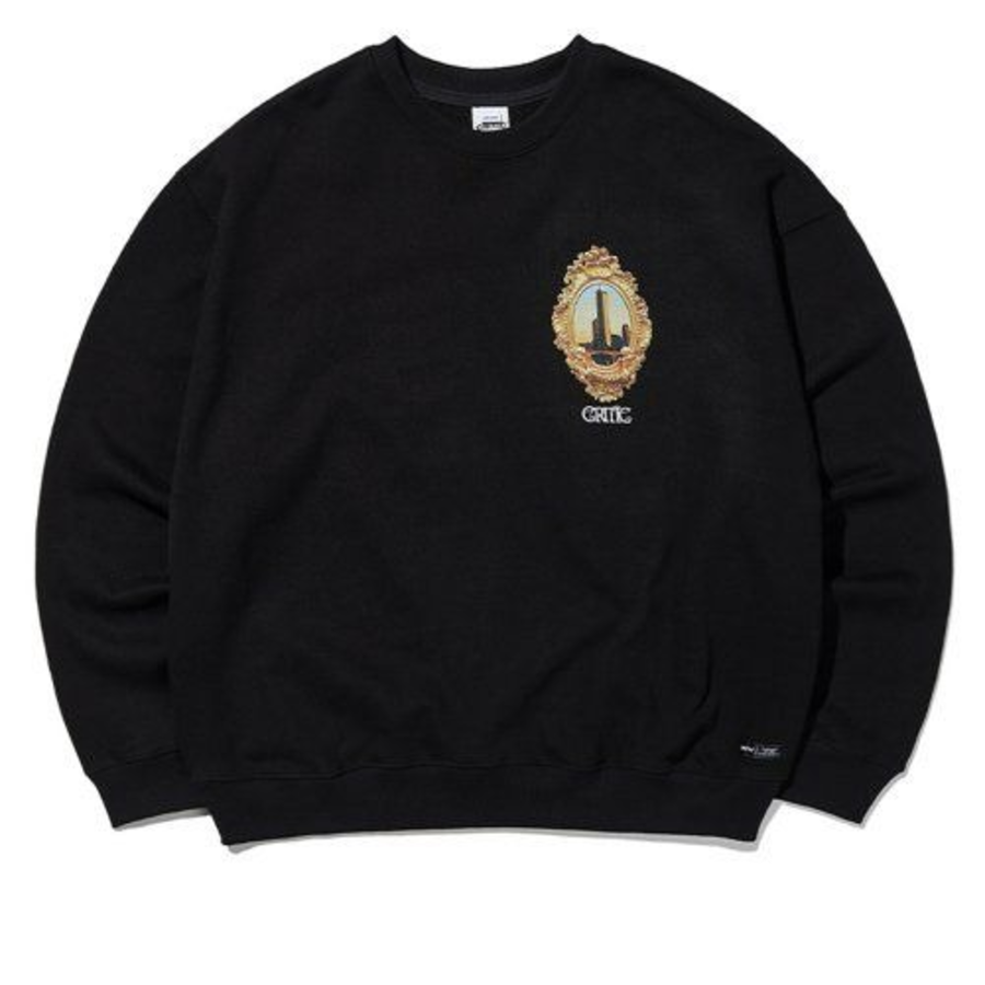 CRITIC Skyscraper Badge Sweatshirt – Black