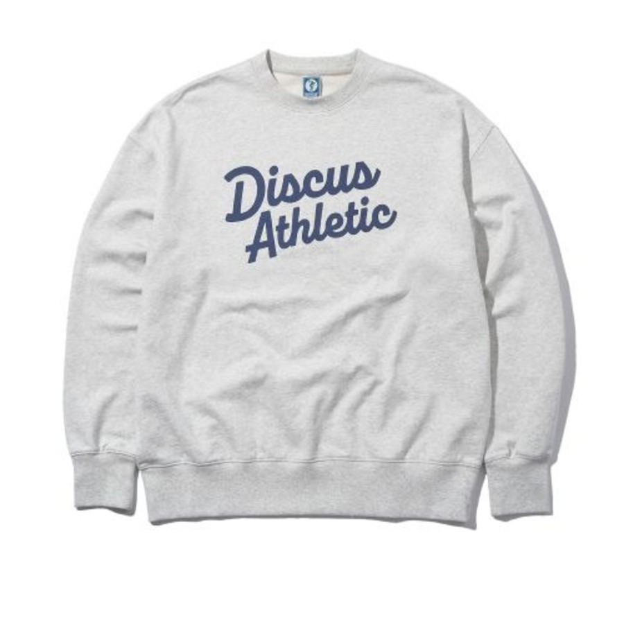 DISCUSS ATHLETIC Oversized Logo Sweatshirt – Grey
