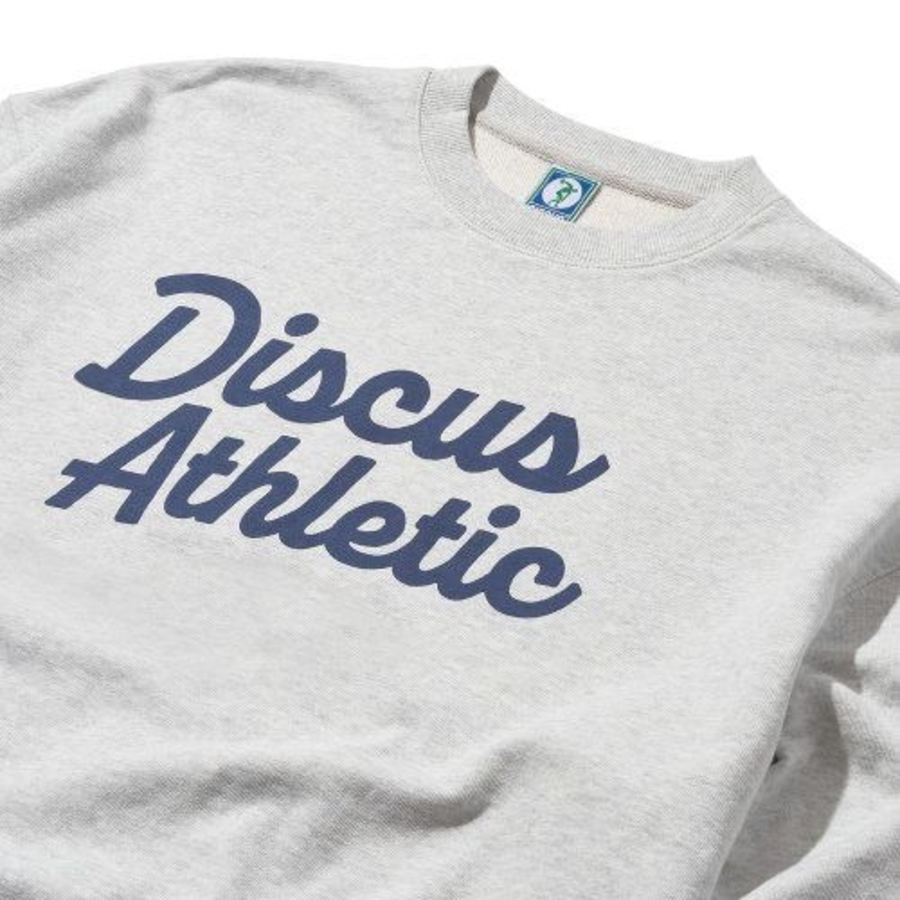 DISCUSS ATHLETIC Oversized Logo Sweatshirt – Grey